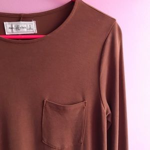 Long sleeve t-shirt dress